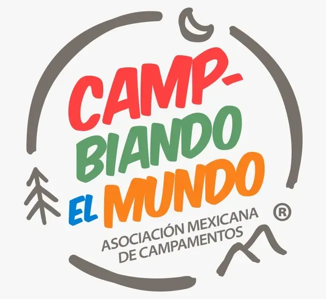 Sello «Camp-biando el mundo» de la Asociación Mexicana de Campamentos